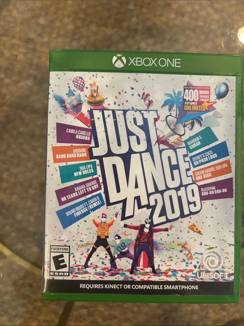 Just Dance 2019 Xbox One Game - White Disc with Multicolor Accents
